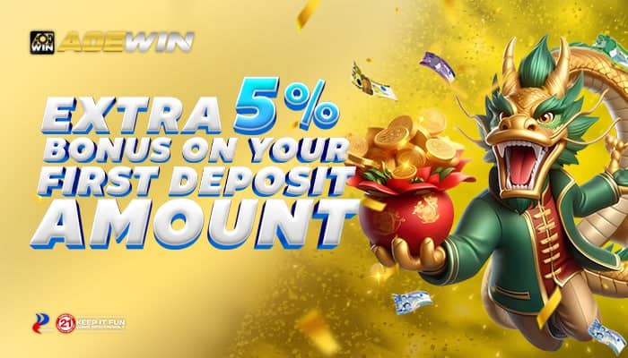 AOEWIN 5 FIRST DEPOSIT BONUS IMAGE | AOEWIN AOEWIN 5 FIRST DEPOSIT BONUS IMAGE